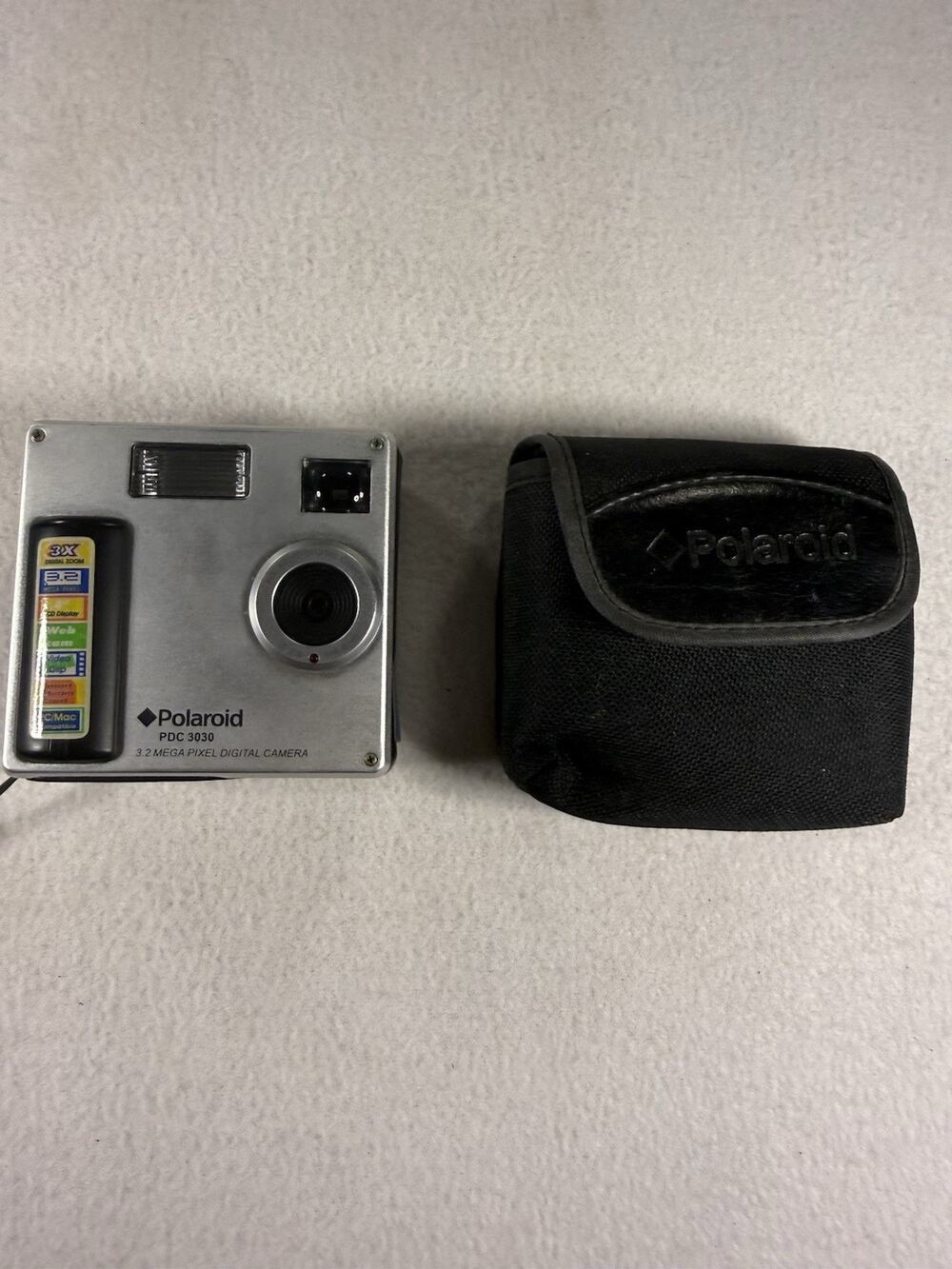 Polaroid PDC 3030 3.2MP Digital Camera, Silver - Tested
